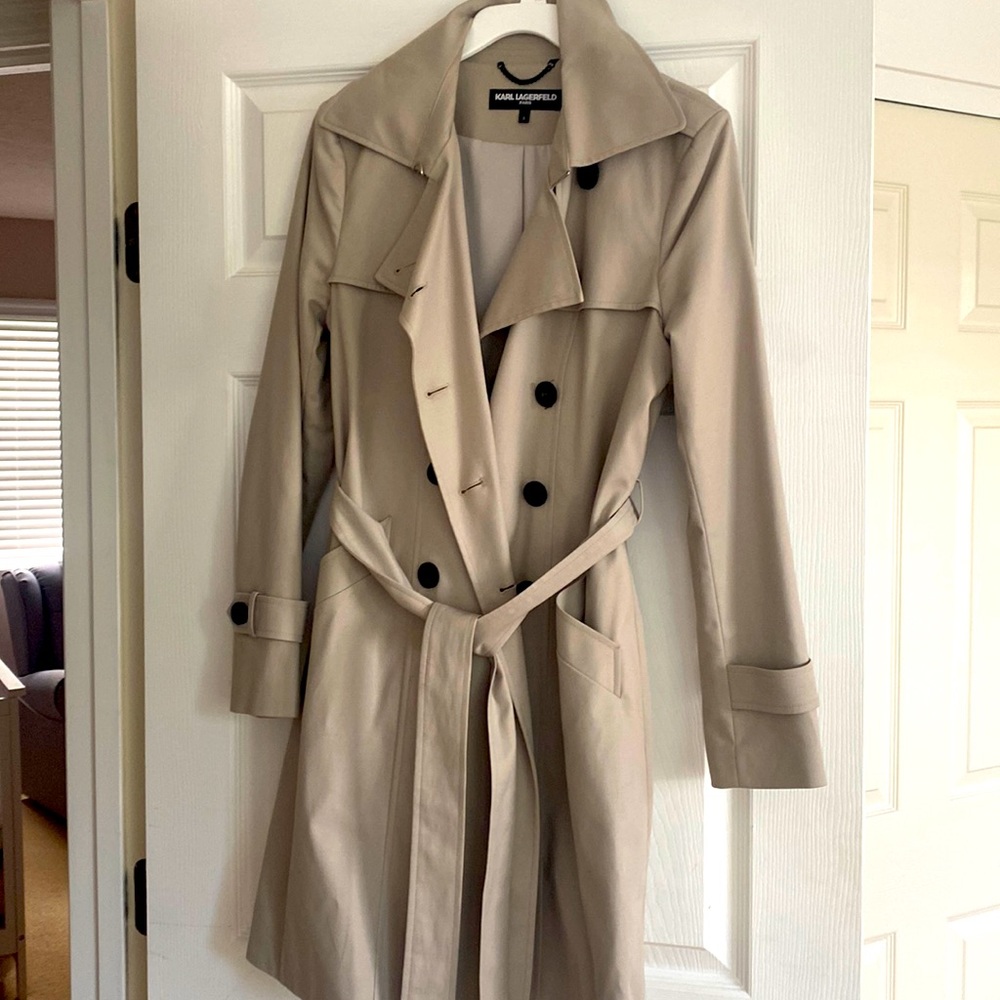 Karl lagerfeld trench coat